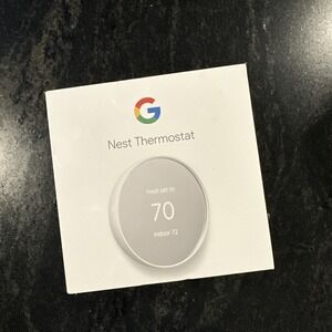 NEW SEALED - Google Nest Smart WIFI Thermostat  - Model G4CVZ SNOW (White)